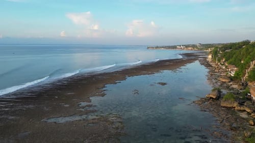Uluwatu beach in Bali.