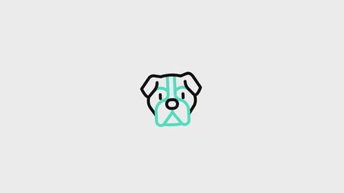 Animiertes Boxer-Symbol