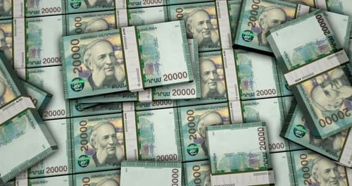 Les billets de banque en drams arméniens font surface