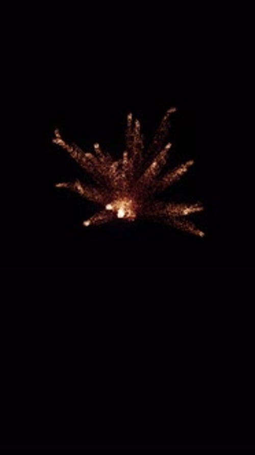 Abstract Particle Burst Reveal Transition