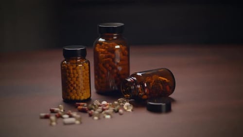 Hintergrund verschiedener pharmazeutischer Arzneimittel, Pillen, Medikamente im Gesundheitswesen