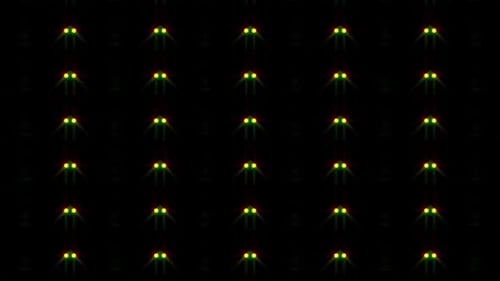 Dynamic Colorful Geometric Light Array Loop