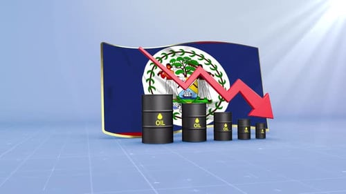 Belize Oil Revenue And Reserves Decline With Red Arrow