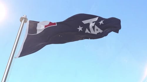 Realistic Waving Flag Animation with Custom Logo