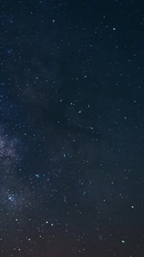Vertical Milky Way and Stars