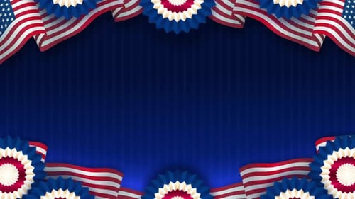 american theme background with copy space, for memorial day, election, 4th of july