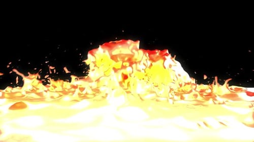 Abstract Fluid Fire Energy Transition Background