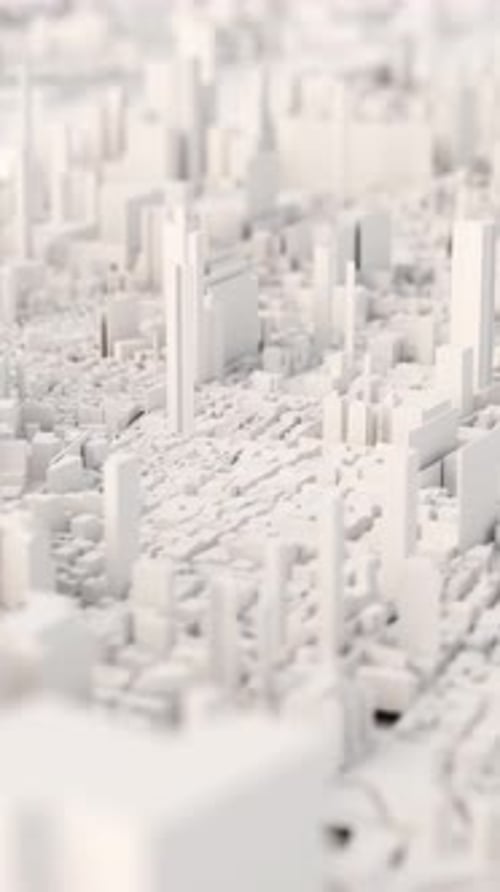 Representación 3D de la animación de White City