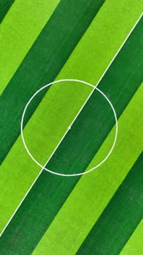 Vertical video of Football field