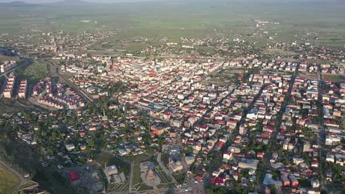 Aerial Cityscape View During The Daytime