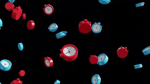 Horloge Fall 4k
