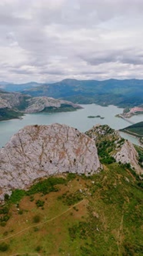 Breath-taking scenery of the national park in Leon, Spain, Europe.