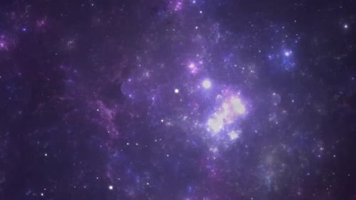 Animated Deep Space Nebula Background