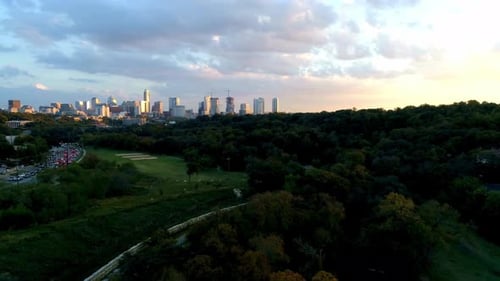Breathtaking And Beautiful View Of Austin Skyline, Texas
