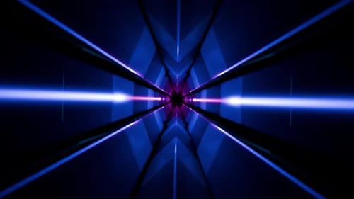 Nahtlose 3D-Hintergrund-Bewegungsgrafikschleife mit dynamischen abstrakten Formen. Endlos