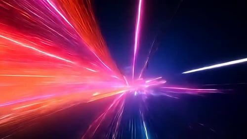 Voyage dans l'hyperespace. Des mouvements dynamiques et rapides