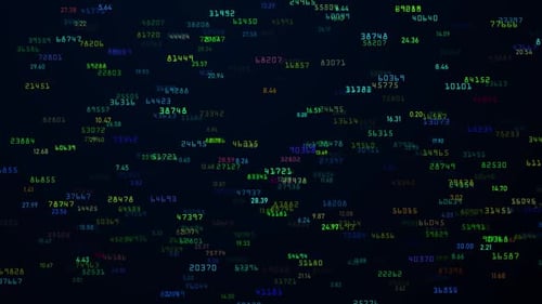 Random financial figures background