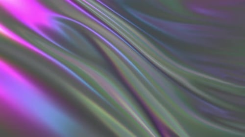 Loopable Iridescent Waves Texture Background