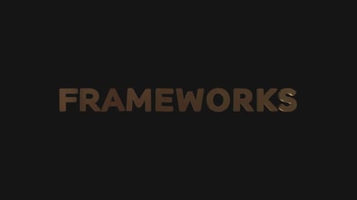 Frameworks 3D Text Alpha Channel