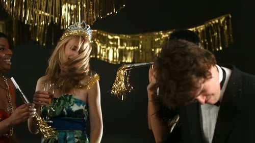 Young People Celebrating New Year'S Eve 20s