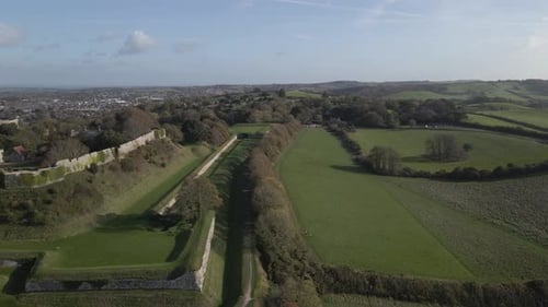 Castle a great fortress which began life as an Anglo-Saxon earthwork defence against Viking raids.