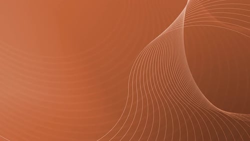 Animierte braune Farbe von Line Motion Wave im Hintergrund