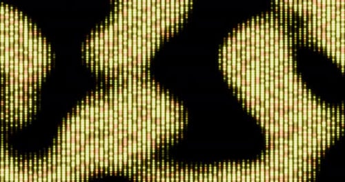 Dynamic Abstract Glowing Particle Waves Background