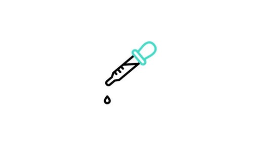Animated Flat Design Pipette Dropper Tool Icon