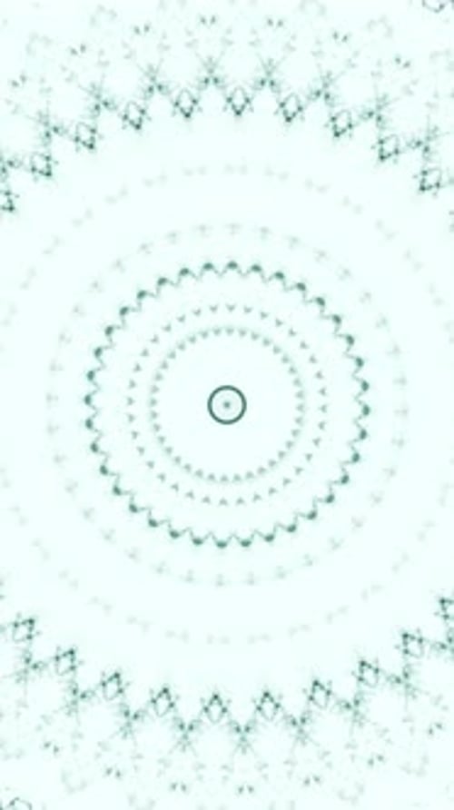 Abstract Morphing Mandala Pattern Loop for Vertical Content