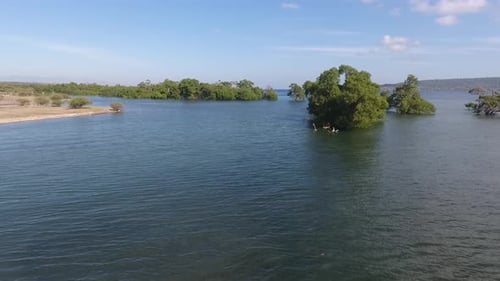 Aerial beautiful sea view