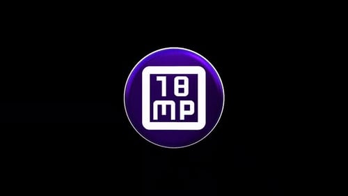 Modern Rotating 18 MP Camera Technology Icon