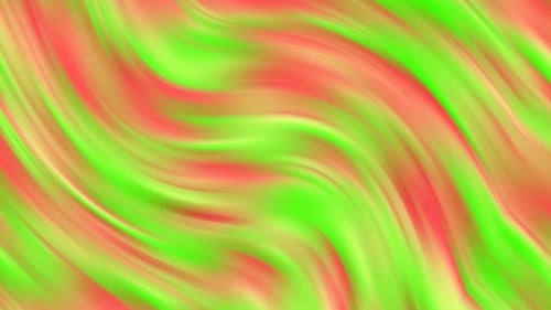Abstract Fluid Red Green Color Swirl Background