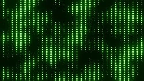 Dynamic Abstract Glowing Dot Grid Loop Background
