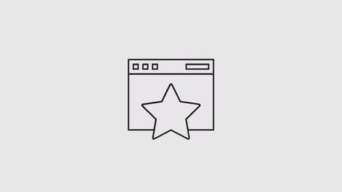 Animated Browser Bookmark Icon