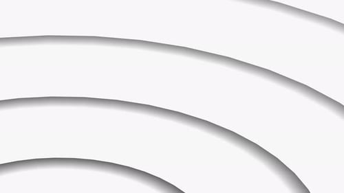 Abstract Animated White Wavy Background with Soft Shadow Effect