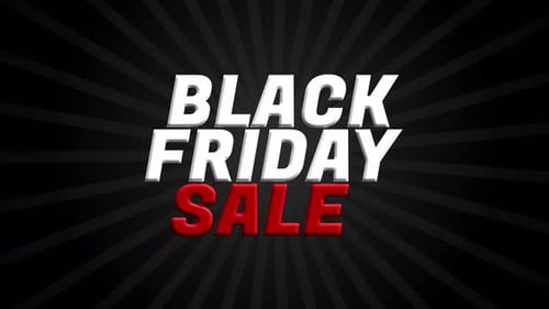 Animated Black Friday Sale Marketing Title