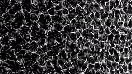 Abstract Wavy Particle Flow Digital Background Loop