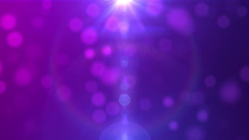 Abstract Bokeh Light Particles and Lens Flares Background Animation