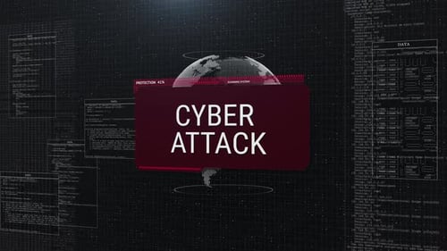 Ciberataque, hacker, conceito de sistema de segurança de phishing, software malicioso, vírus, hacking de crimes cibernéticos