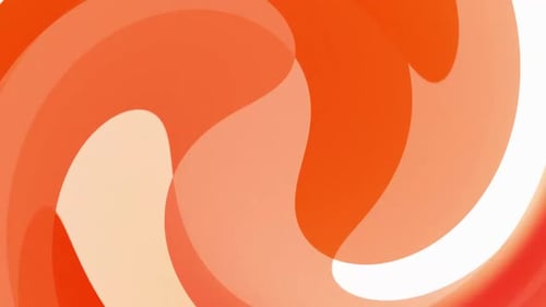 Orangefarbener Sonnenuntergangstwirl-Videohintergrund