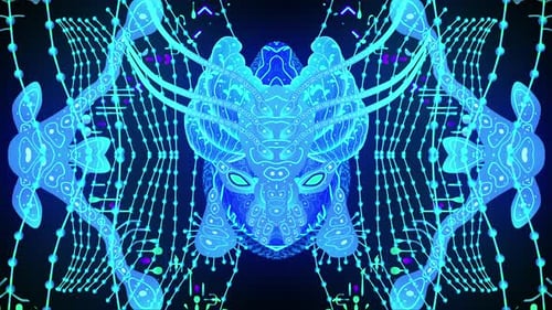 Alien Glowing Mask 02