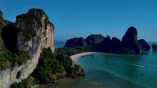 Discover Stunning Landscapes of Krabi Thailand with Majestic Cliffs and Tranquil Waters