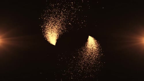 Golden Sparkling Particles Reveal Transition