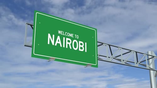 Nairobi City Sign 4K