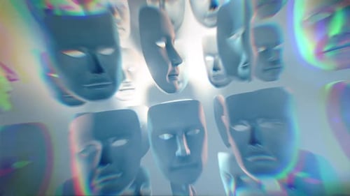 Theatrical Masks Background