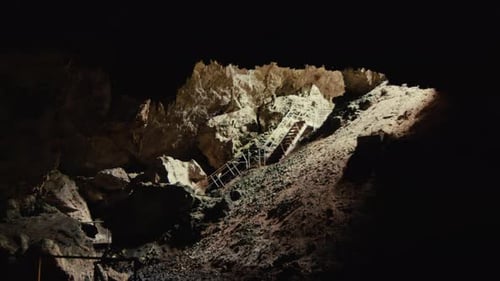 Entrance to enchanting cave