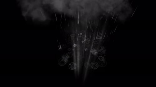 Storm : Thunder, Rain, Clouds and Lightning