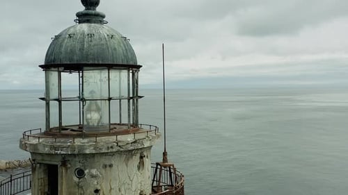 Old Coastal Lighthouse By the Sea
