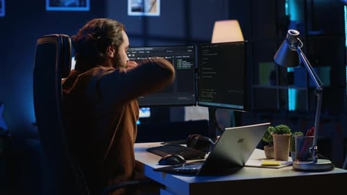 Drowsy IT Admin Drained By Project Overdue Deadline Pausing Tasks