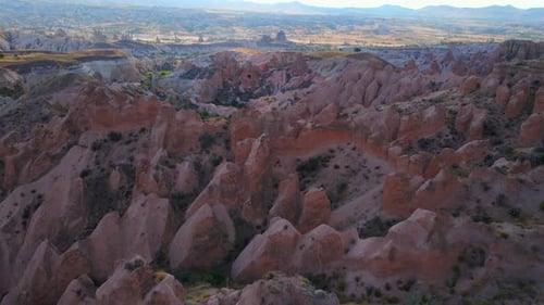 Experience the Enchanting Hues of the Red or Pink Valley Near Goreme Cappadocia in This Captivating